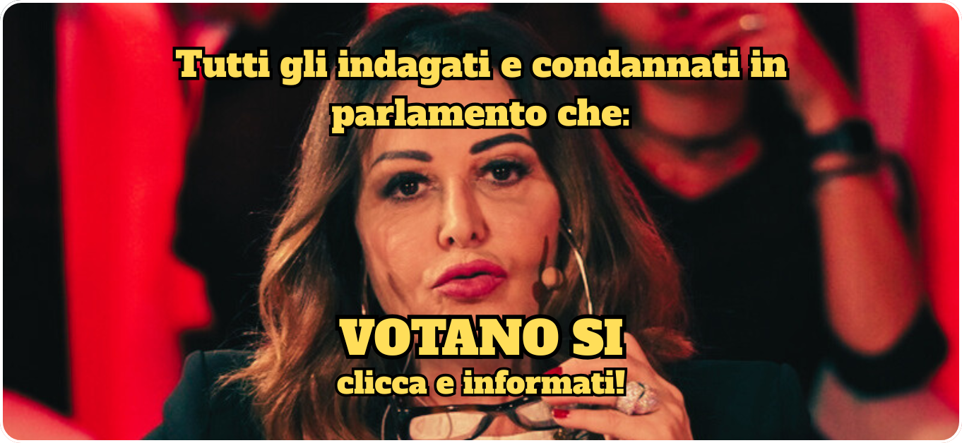 Gli indagati che votano Sì
